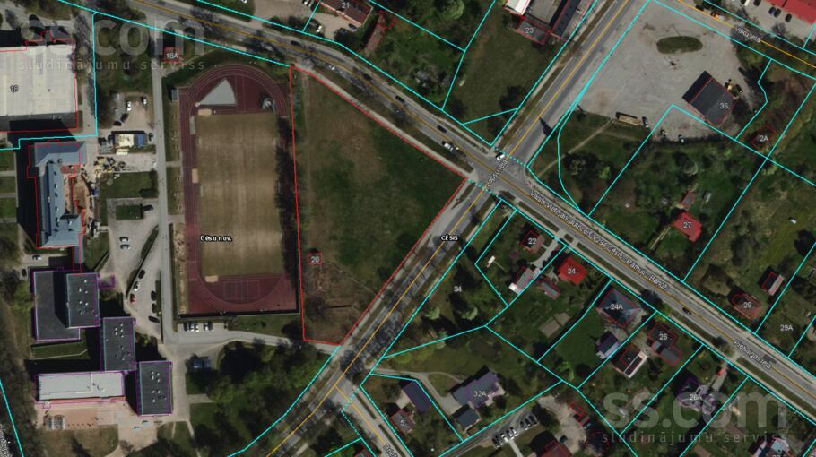 Piebalgas 20, Cēsis un raj., Cēsis — zeme