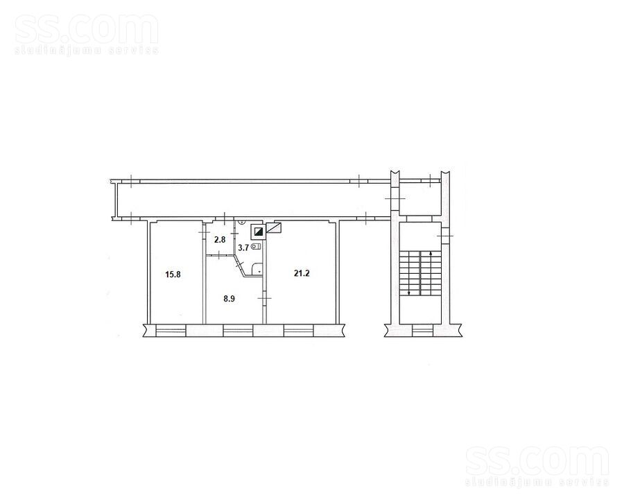 Alejas 11, Svente, Daugavpils un raj., Sventes pag. — dzivoklis