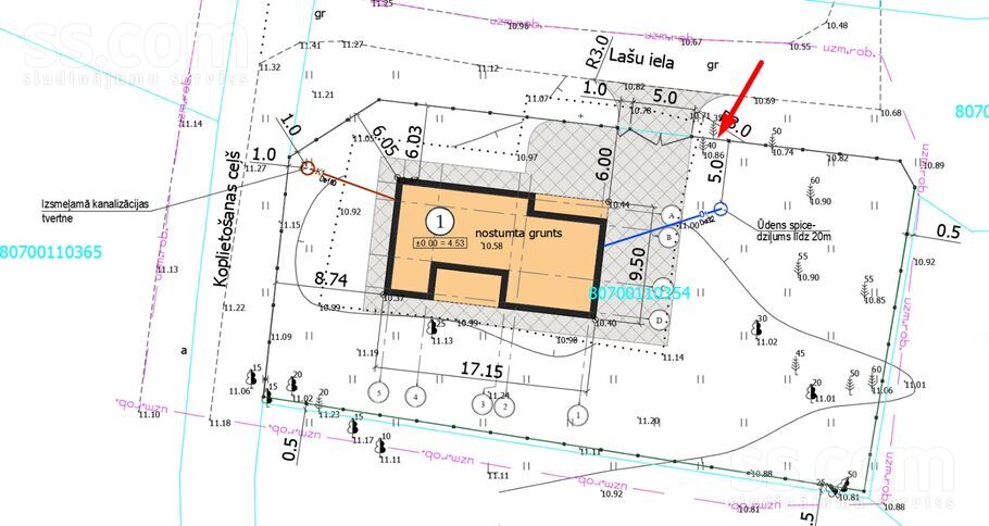 Lašu iela 2, Lielvārži, Rīgas rajons, Ķekavas pag. — zeme