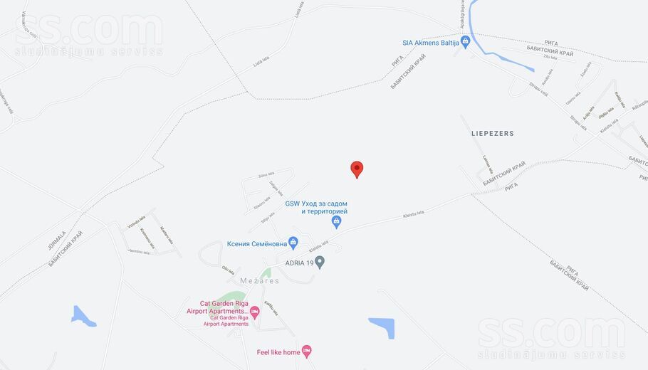 Kārklu iela, Mežāres, Rīgas rajons, Babītes pag. — zeme