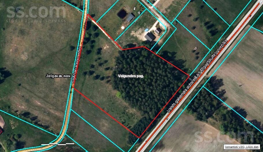 Jūrmalnieki, Tīreļi, Jelgava un raj., Valgundes nov. — zeme