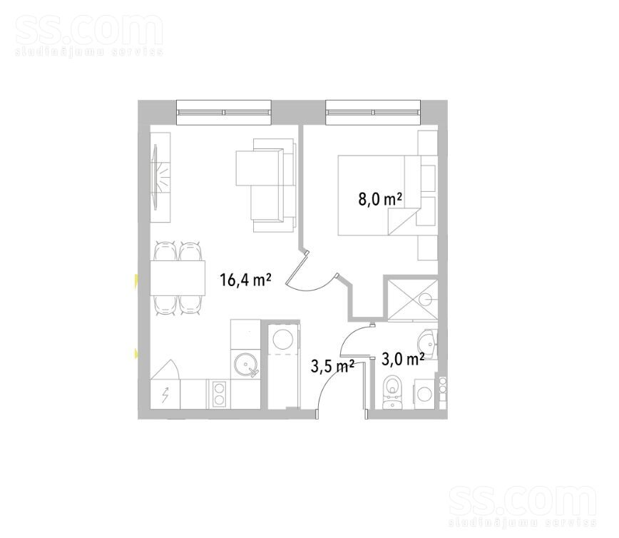 Čiekurkalna 7. šķ l. 7a, Rīga — dzivoklis