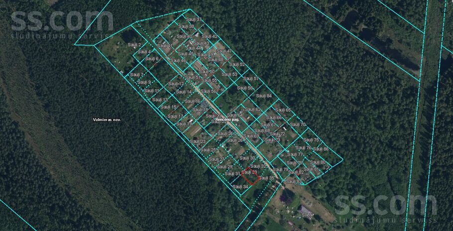 Sauļi 6, Sauļi, Valmiera un raj., Rencēnu pag. — zeme