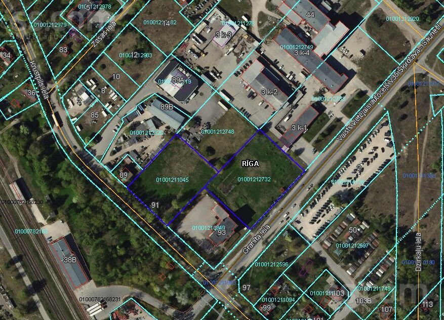 Krustpils 91, Rīga — zeme