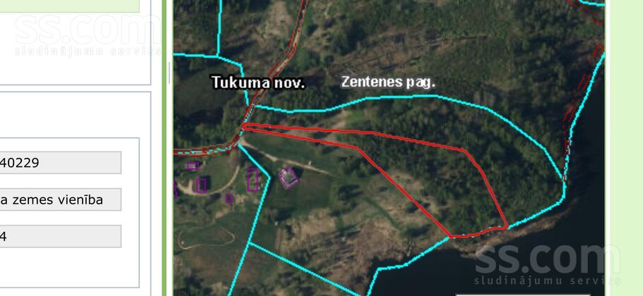 Dzirciems xx, Dzirciems, Tukums un raj., Zentenes pag. — zeme
