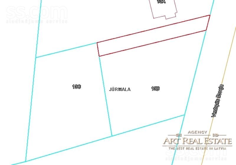 Ventspils šoseja 13c, Jūrmala — zeme