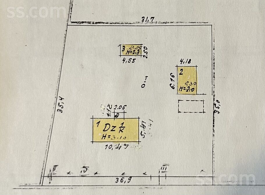 Oskara Kalpaka, Ogre un raj., Ogre — maja