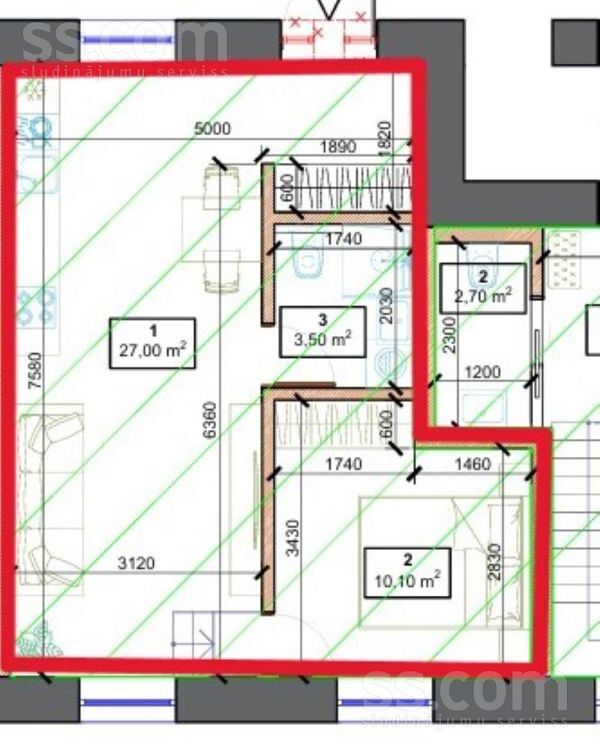Jomas 46, Jūrmala — dzivoklis
