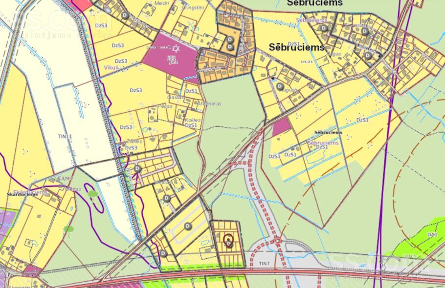 Palu 5, Sēbruciems, Rīgas rajons, Babītes pag. — zeme