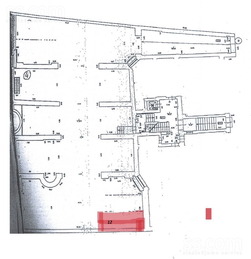 Vīlandes, Rīga, centrs — telpa