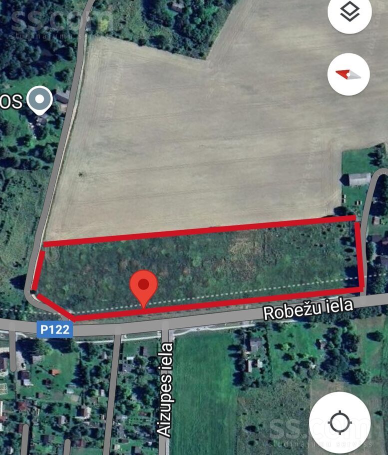 Robežu iela, Packules ciems, Ventspils un raj., Tārgales pag. — zeme