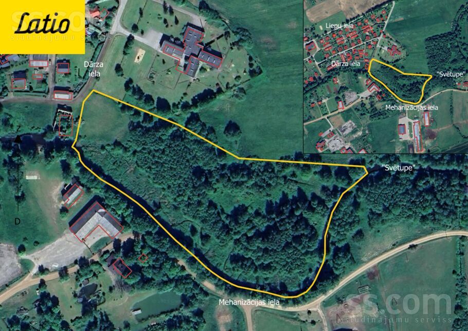 Dārza 24a, Limbaži un raj., Salacgrīva — zeme