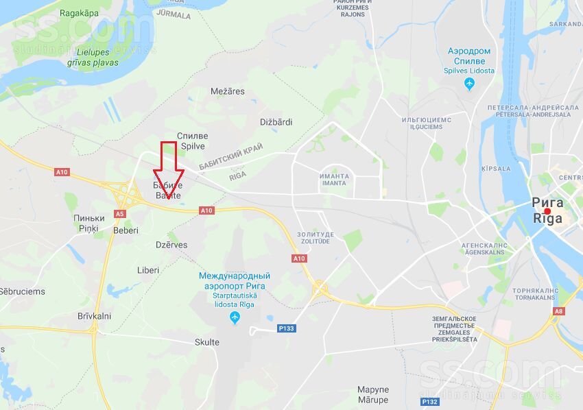 Kārļa Ulmaņa gatve, Babīte, Rīgas rajons, Babītes pag. — zeme