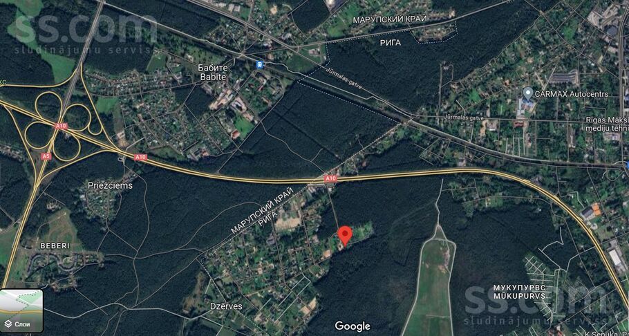 Beberbeķu 5. l. 10e, Rīga — zeme