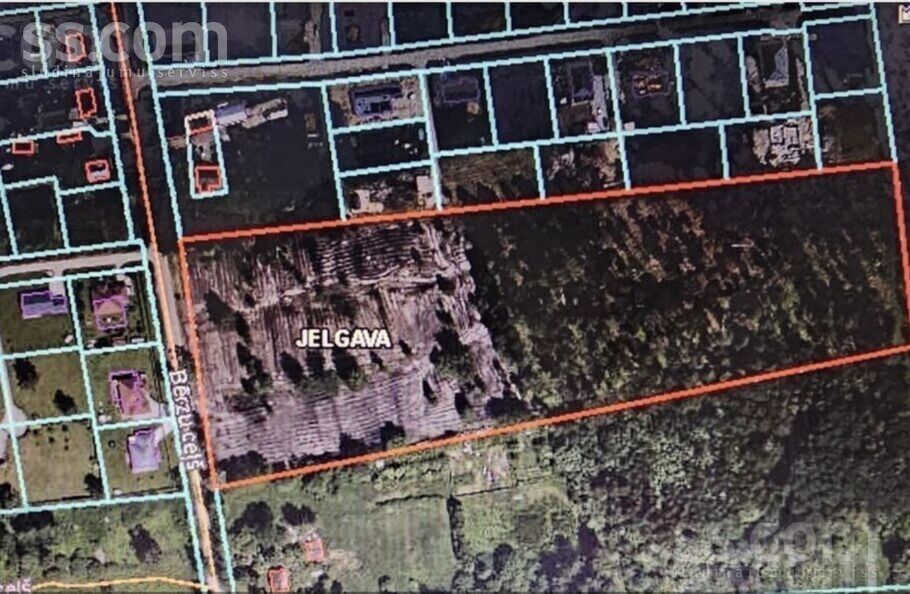 Bērzu ceļš 46, Jelgava un raj., Jelgava — zeme