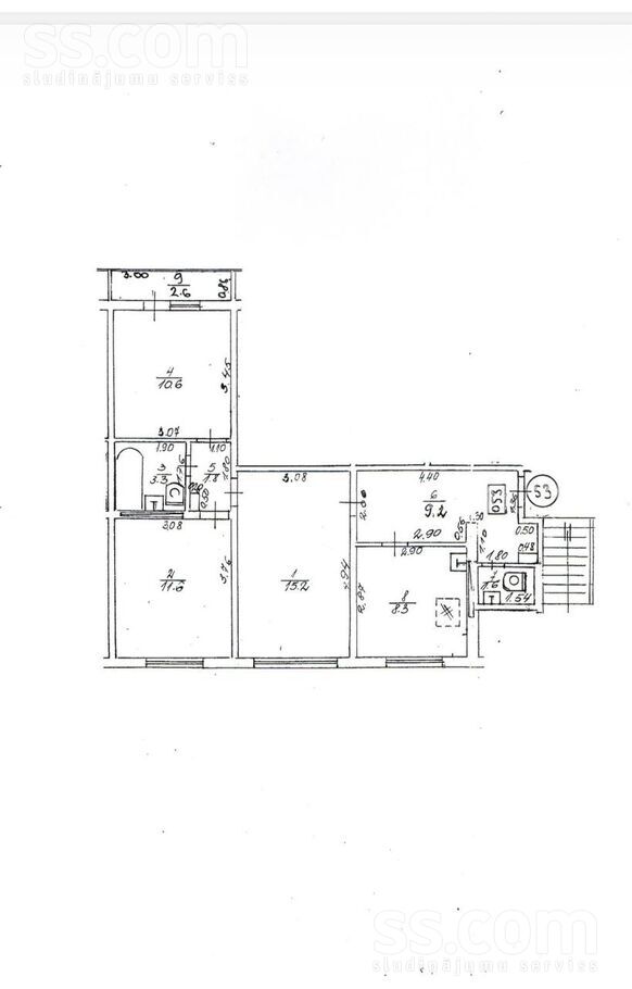 Loka Maģistrāle 5, Jelgava un raj., Jelgava — dzivoklis