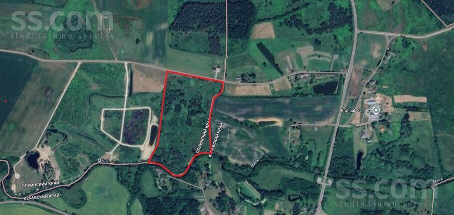 Rančo, Plakanciems, Rīgas rajons, Ķekavas pag. — zeme