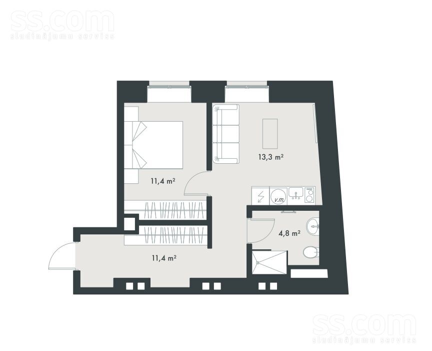 Marijas 4, Rīga — dzivoklis