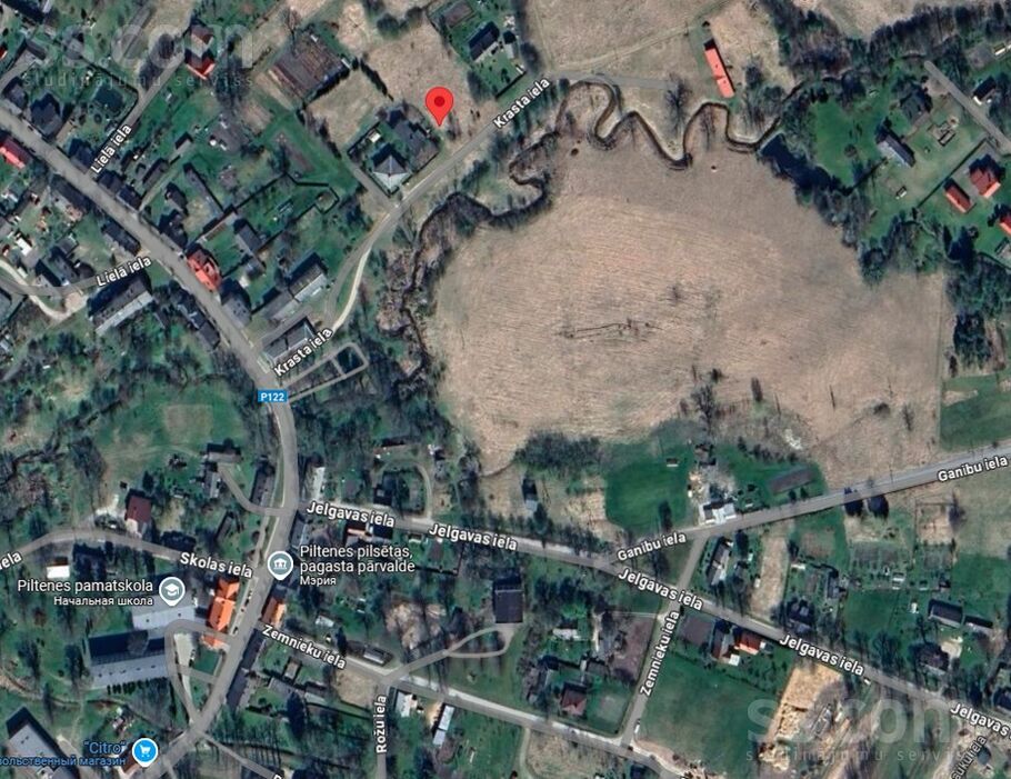 Krasta iela 3, Ventspils un raj., Piltene — zeme