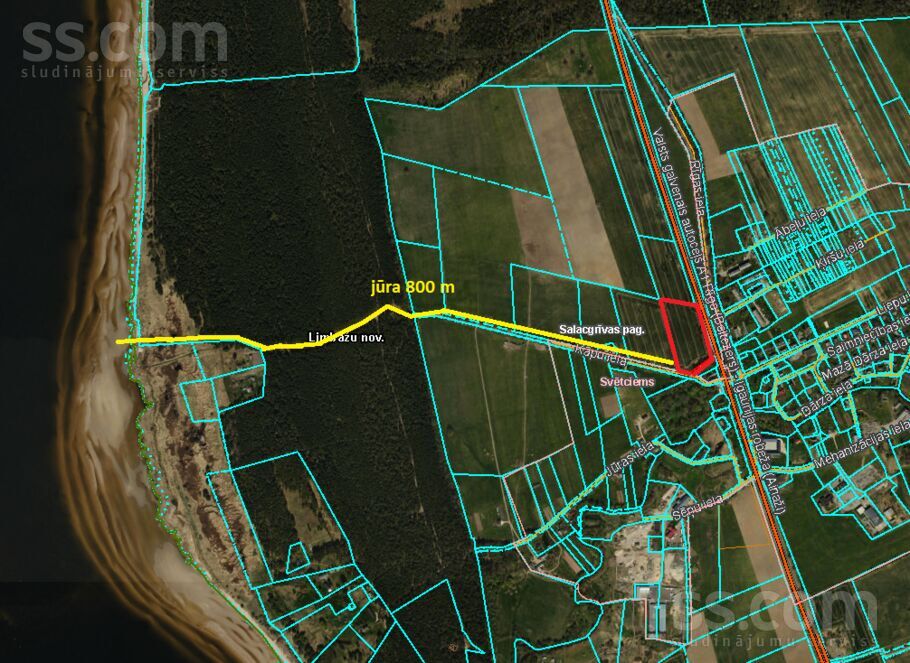 Lapsiņi, Svētciems, Limbaži un raj., Salacgrīvas l. t. — zeme