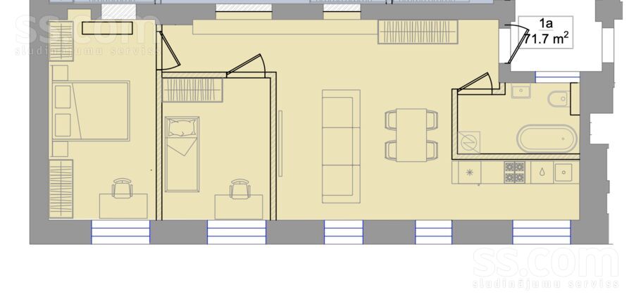 Mārupes 6, Rīga — dzivoklis