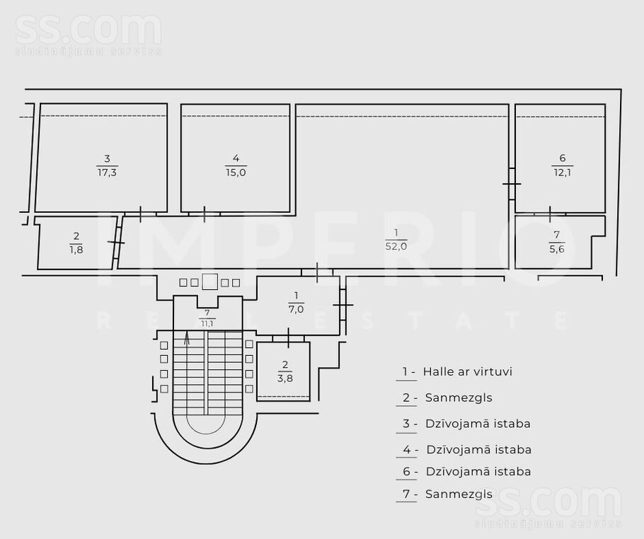 Pulkv. Brieža 7, Rīga — dzivoklis