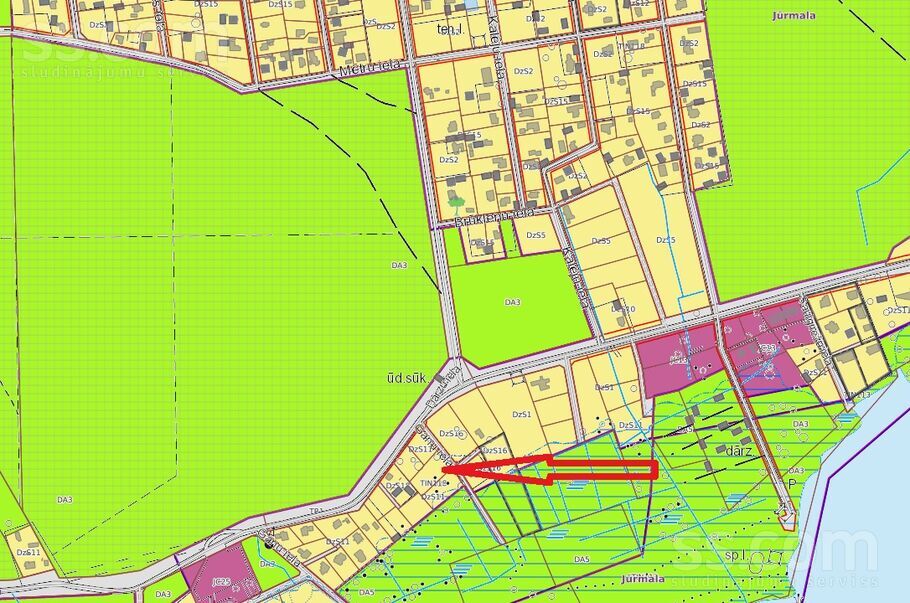 Ganu 4, Jūrmala — zeme