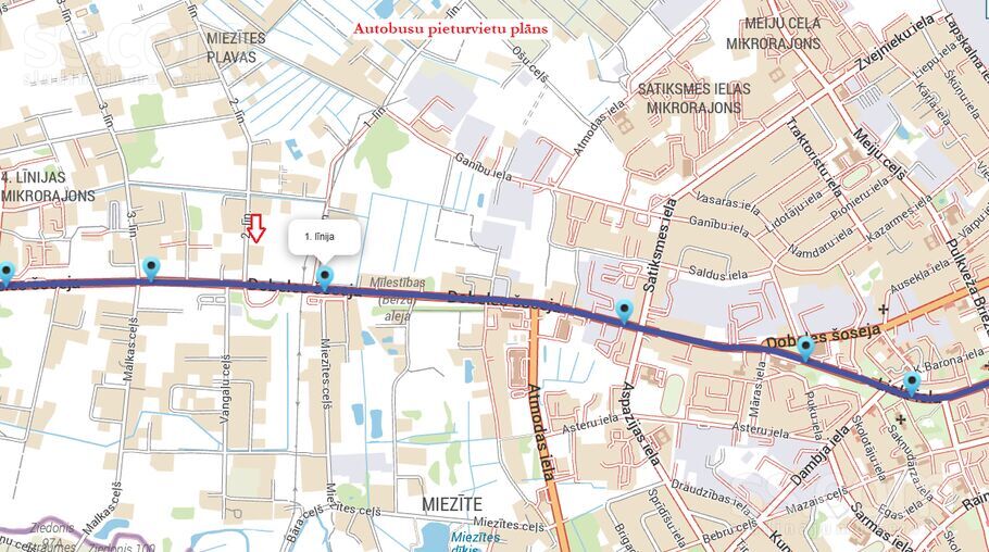 2.līnija 2l, Jelgava un raj., Jelgava — zeme