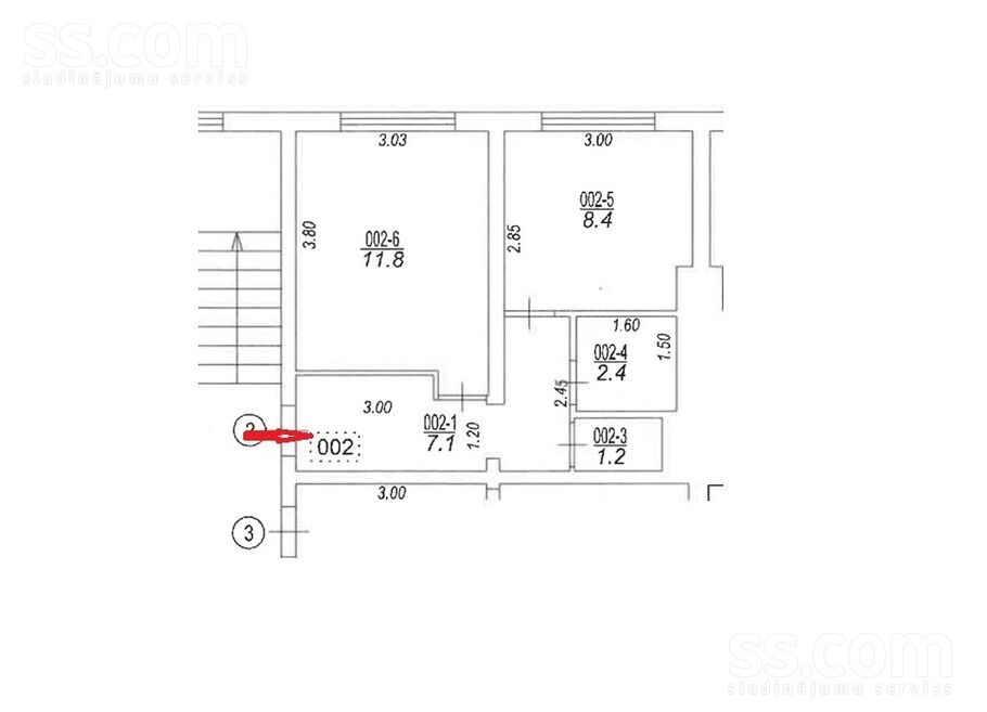 Atmodas 8v, Liepāja un raj., Liepāja — dzivoklis
