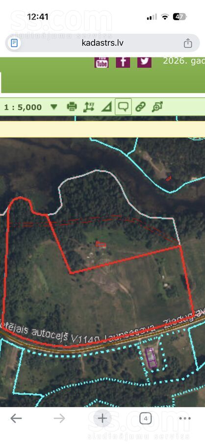 Jaunziedoņi, Naudīte, Dobele un raj., Naudītes pag. — zeme