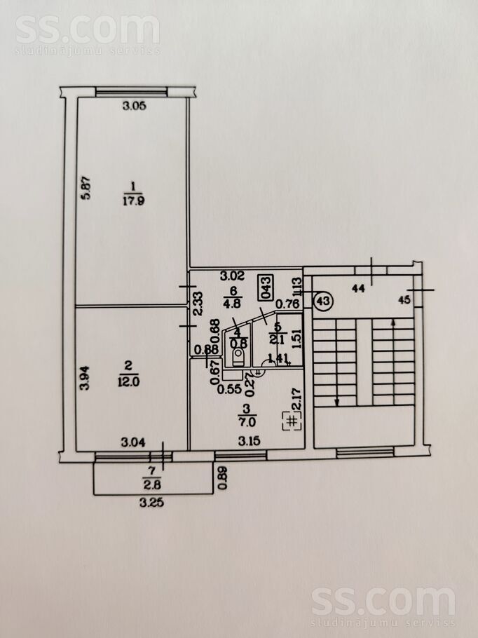 Aveņu 35a, Daugavpils un raj., Daugavpils — dzivoklis