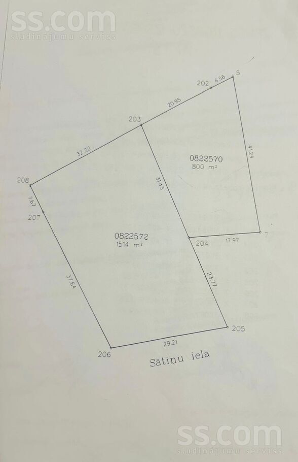 Sātiņu 17, Rīga — zeme