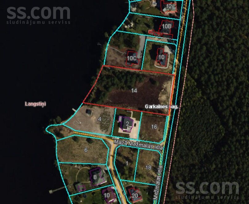 Mežmalas iela 14, Langstiņi, Rīgas rajons, Garkalnes nov. — zeme