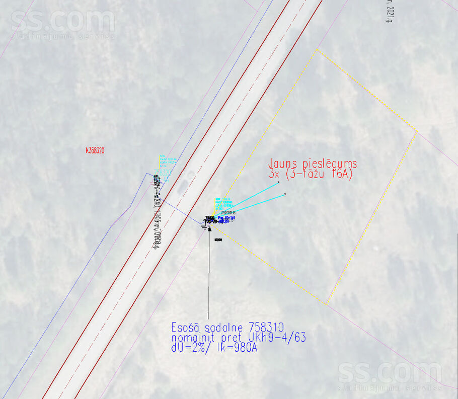 Tukuma ceļš, Klapkalnciems, Tukums un raj., Engures pag. — zeme