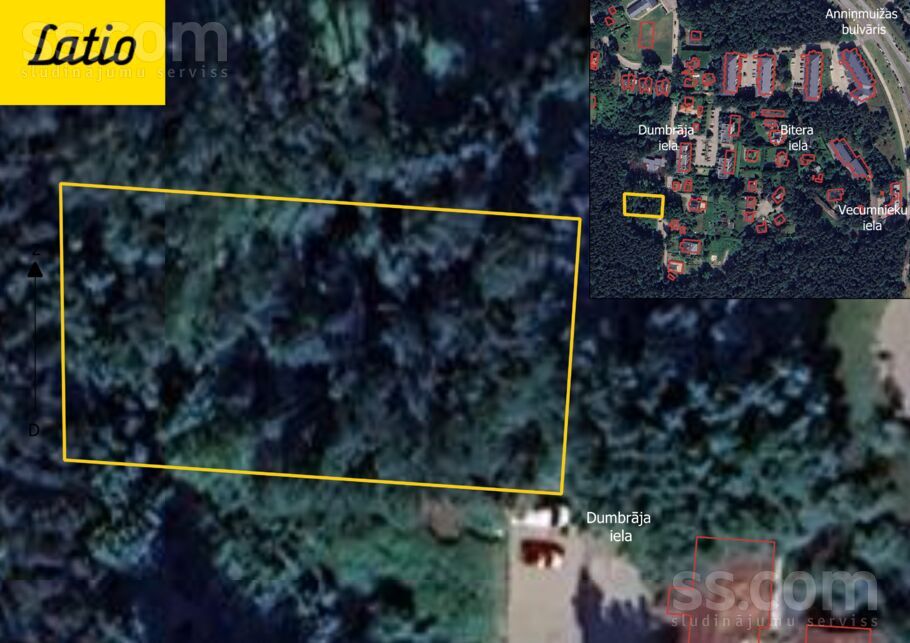 Dumbrāja 11, Rīga — zeme