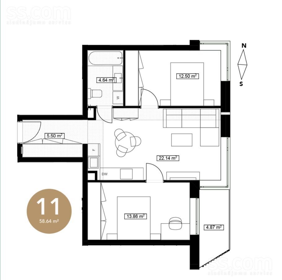 M. Stērstu 6, Rīga — dzivoklis