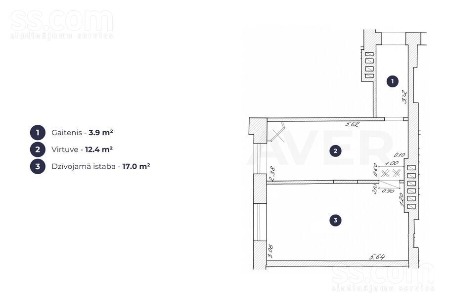 Patversmes 5/1, Rīga — dzivoklis