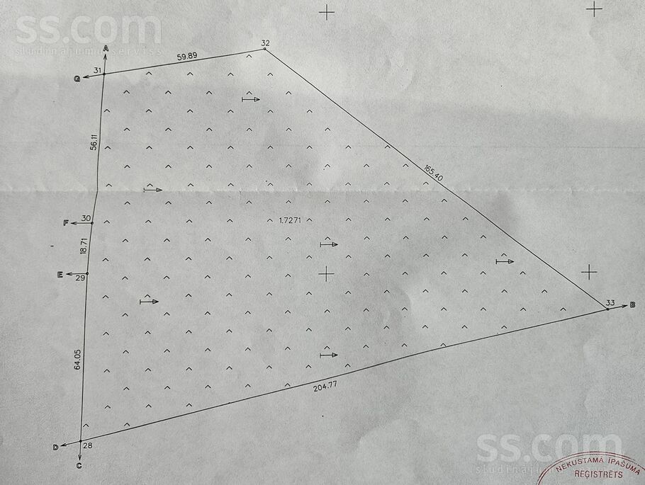 Pieneņu ceļš 19, Ogre un raj., Ogre — zeme