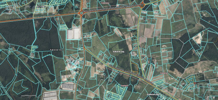 Zentenes 16, Pulkarne, Rīgas rajons, Ķekavas pag. — zeme