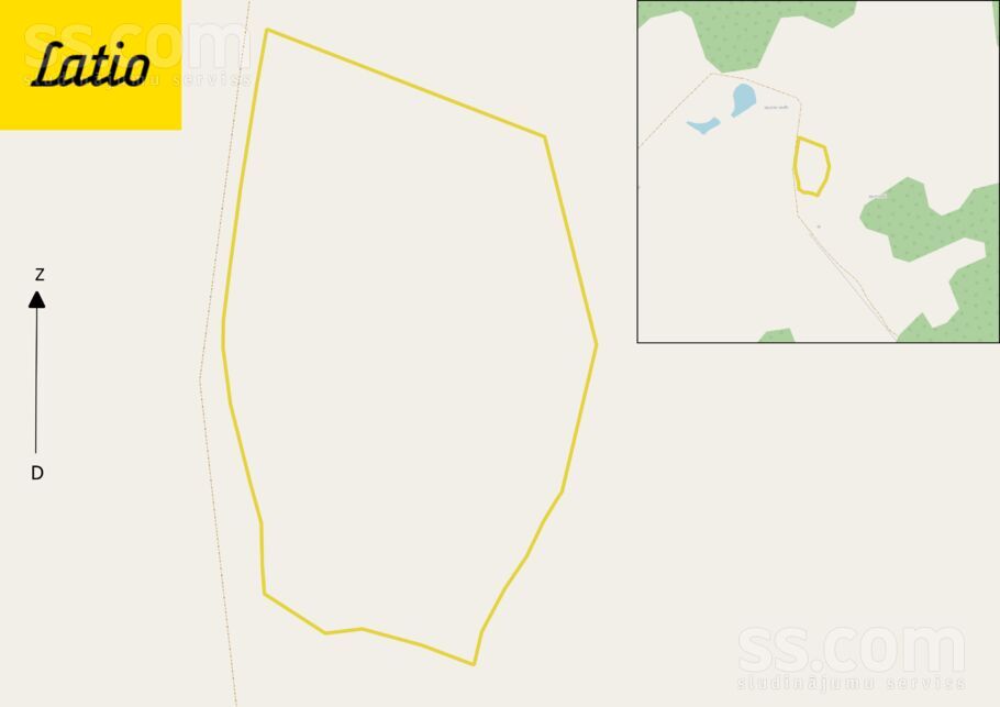 Zaķi b/b, Kalncempji, Alūksne un raj., Kalncempju pag. — zeme