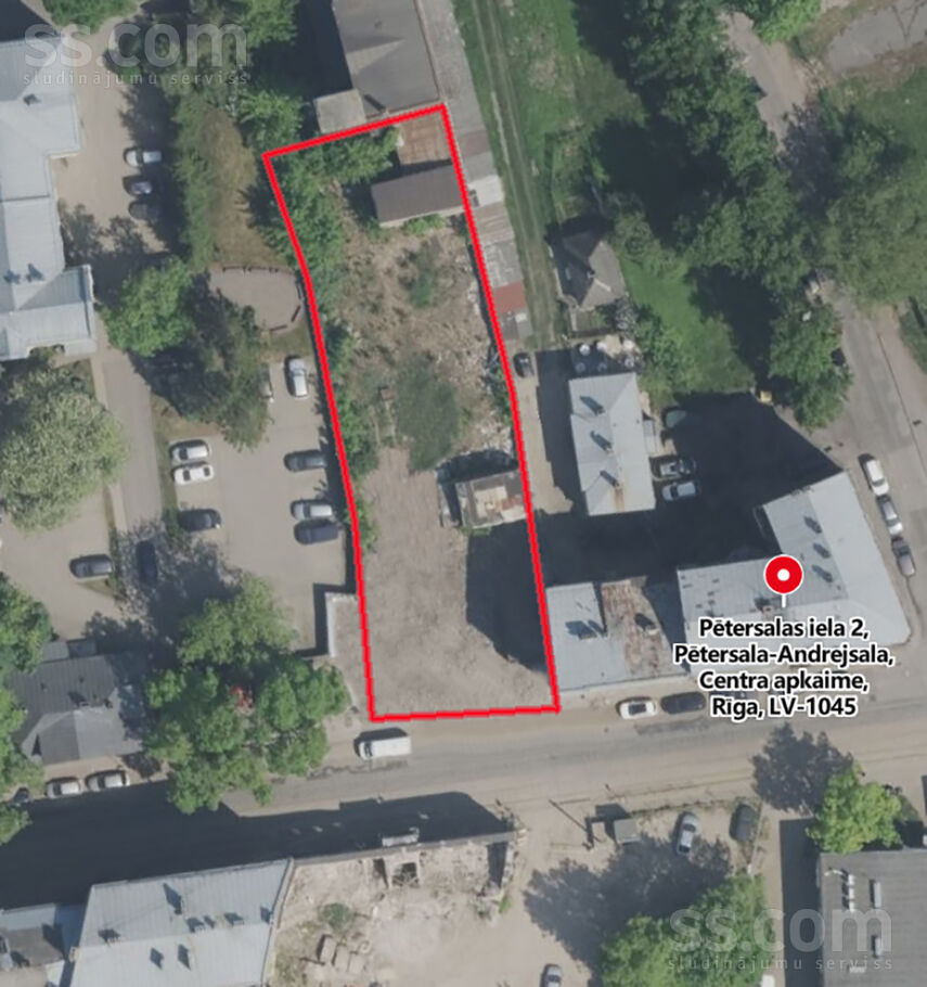 Pētersalas 6, Rīga — zeme