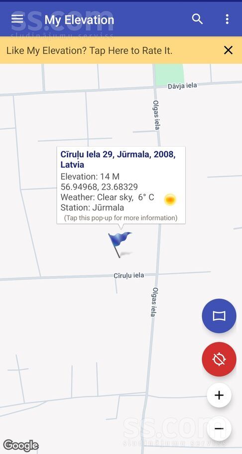 Cīruļu iela 29, Jūrmala — zeme