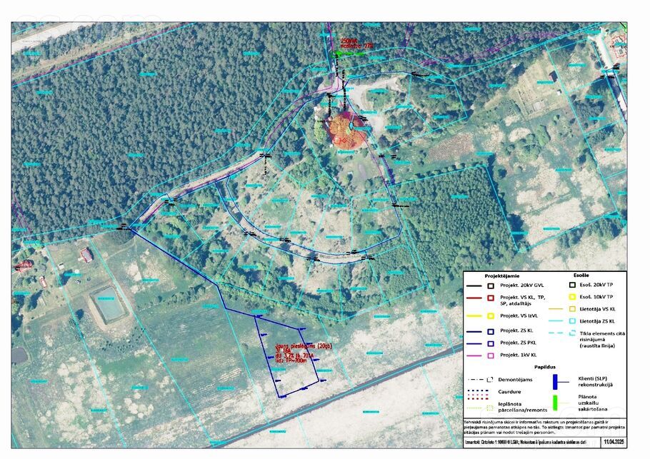 Romantiskās 10, Varkaļi, Rīgas rajons, Salas pag. — zeme