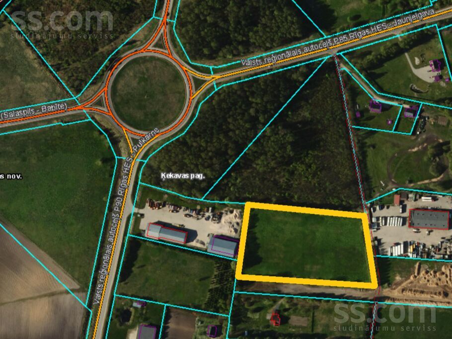 Rostoki, Saulgoži, Rīgas rajons, Ķekavas pag. — zeme