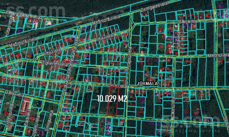 Rubeņu 67, Jūrmala — zeme