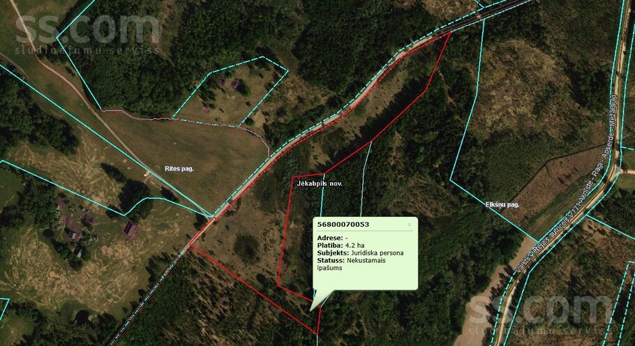 Nomaļi, Jēkabpils un raj., Rites pag. — zeme