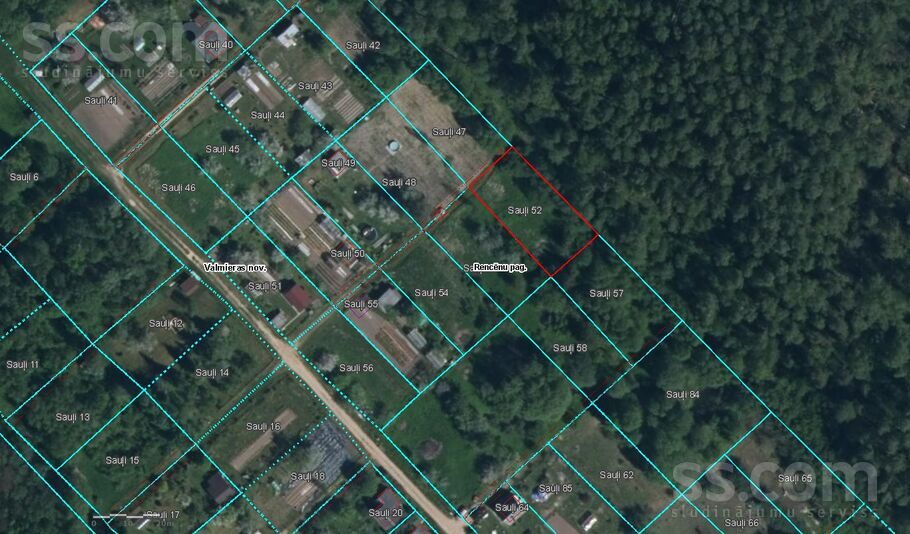 Sauļi 6, Sauļi, Valmiera un raj., Rencēnu pag. — zeme