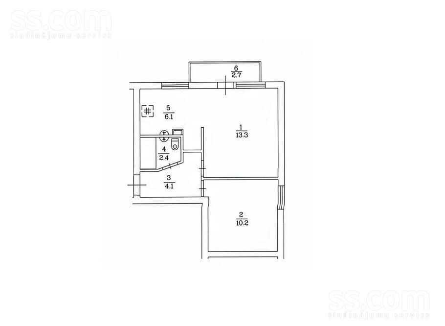 Ezera 24, Balvi un raj., Balvi — dzivoklis