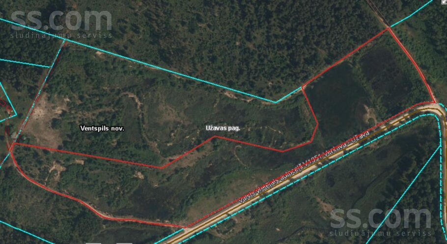 Doņi, Užava, Ventspils un raj., Užavas pag. — zeme