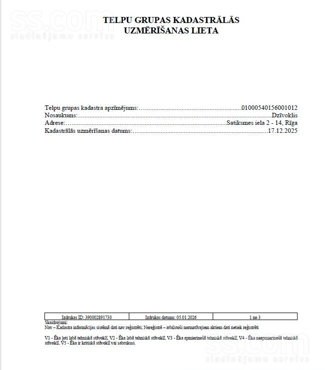 Satiksmes 2, Rīga — dzivoklis